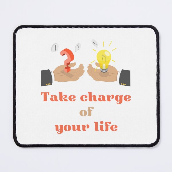 Item preview, Take Charge of Your Life | Inspirational Quote designed and sold by InwzaDesign.