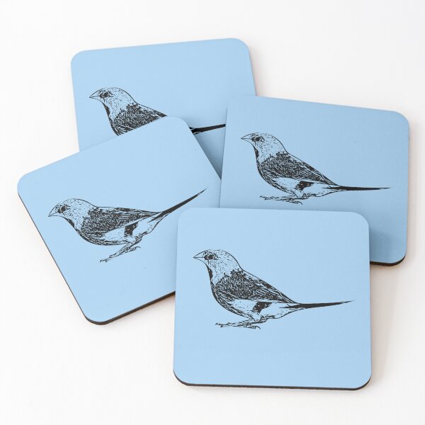 Item preview, Long-tailed Finch Black Design  designed and sold by designsasstultd.