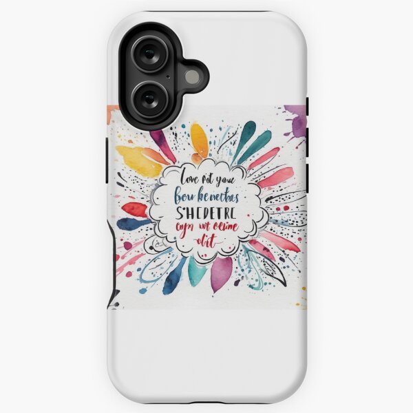 Life Quote iPhone Tough Case