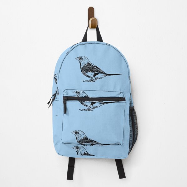 Item preview, Long-tailed Finch Black Design designed and sold by designsasstultd.