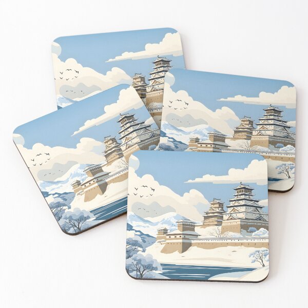 Item preview, Japanese Winter Landscape designed and sold by CoolMantras.