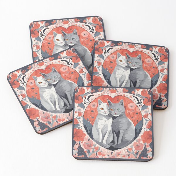 Item preview, Sweet Cat's love, Cat Love. Cats lover, Cat, Cats, black cats, love designed and sold by GOLDENGARDENART.