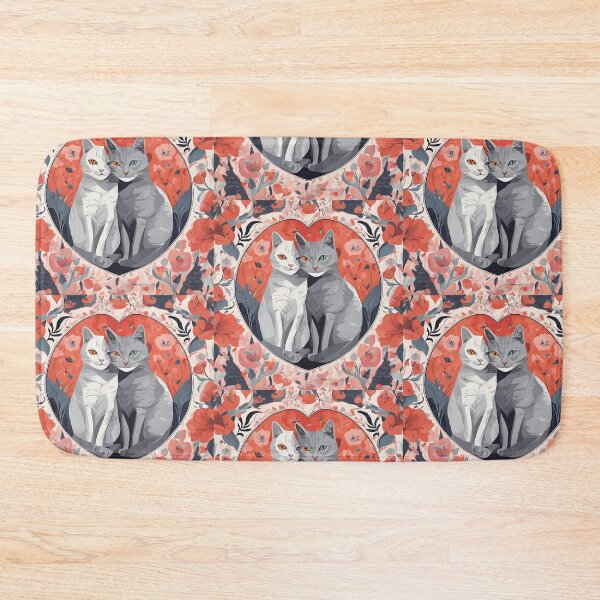Item preview, Sweet Cat's love, Cat Love. Cats lover, Cat, Cats, black cats, love designed and sold by GOLDENGARDENART.