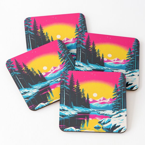 Item preview, Epic Frozen Mountain Lake designed and sold by GrizzlyCollective.