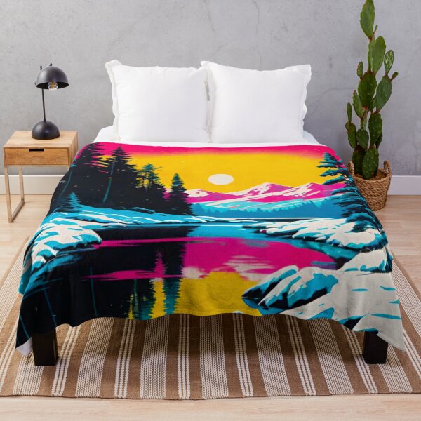 Item preview, Epic Frozen Mountain Lake designed and sold by GrizzlyCollective.