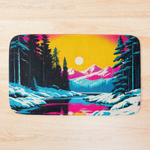 Item preview, Epic Frozen Mountain Lake designed and sold by GrizzlyCollective.