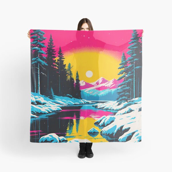 Item preview, Epic Frozen Mountain Lake designed and sold by GrizzlyCollective.
