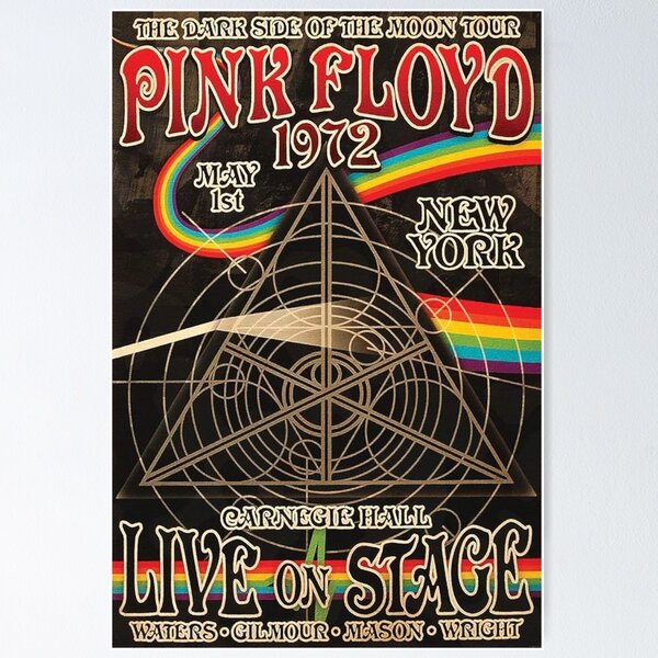 Item preview, Pink Floyd psychadelic poster designed and sold by NatalieNANA.