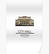 Sheffield Icons - City Hall Poster