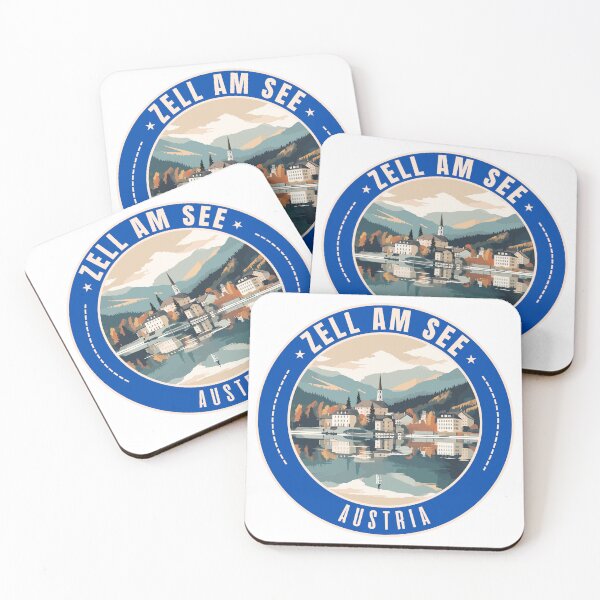 Item preview, Zell am See in Salzburg Austria Retro Travel Art Emblem designed and sold by MaateoDesign.