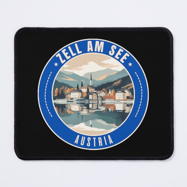 Item preview, Zell am See in Salzburg Austria Retro Travel Art Emblem designed and sold by MaateoDesign.