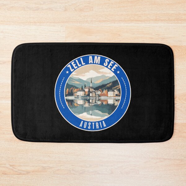Item preview, Zell am See in Salzburg Austria Retro Travel Art Emblem designed and sold by MaateoDesign.