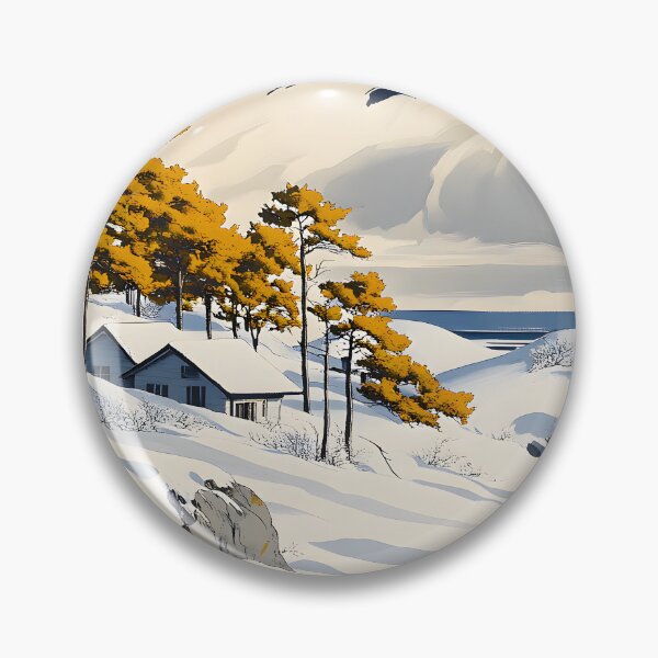 Artikelvorschau, Verschneite Küste Winterlandschaft entworfen und verkauft von CoolMantras.