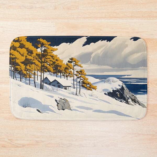 Artikelvorschau, Verschneite Küste Winterlandschaft entworfen und verkauft von CoolMantras.