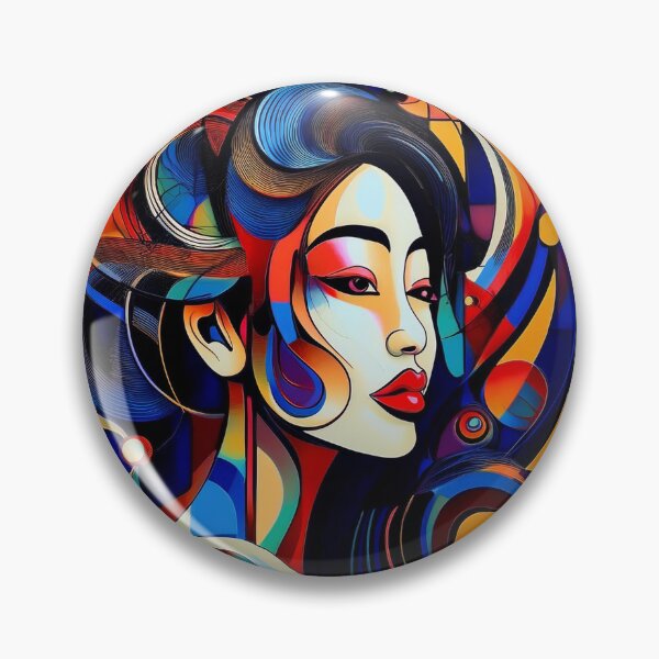 Item preview, Goddess Blue Portrait of a Woman designed and sold by Boxing Kangaroo Retail Company.