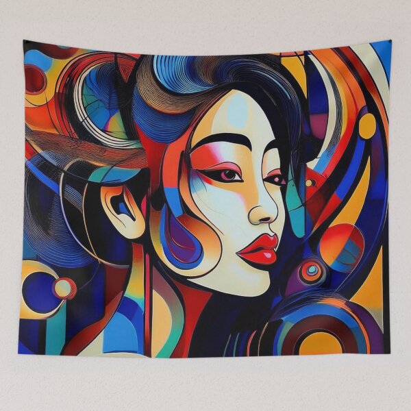 Item preview, Goddess Blue Portrait of a Woman designed and sold by Boxing Kangaroo Retail Company.