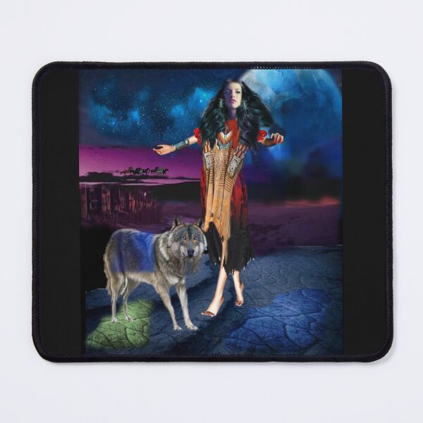 Item preview, Gray Wolf Blue Moon designed and sold by Patricia Brown.