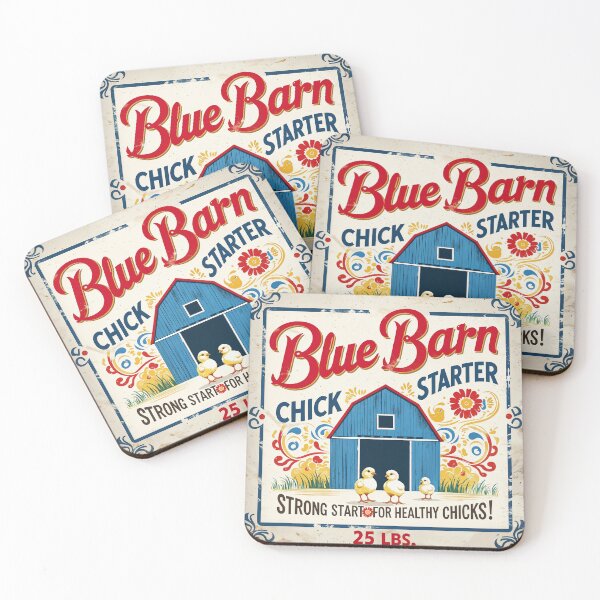 Item preview, Blue Barn Baby Chicks Feed Sack Design designed and sold by Marcee Duggar.