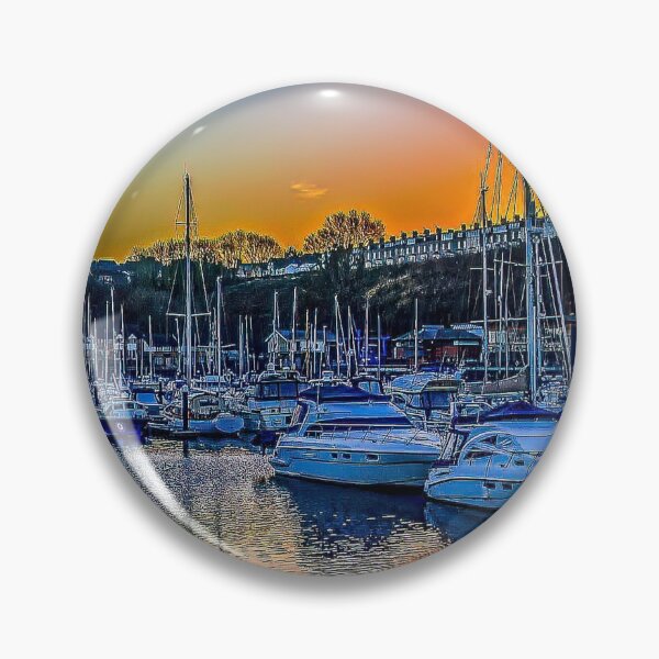 Item preview, Morning glow at Penarth Harbour designed and sold by Jinxyboy1908.