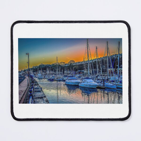 Item preview, Morning glow at Penarth Harbour designed and sold by Jinxyboy1908.