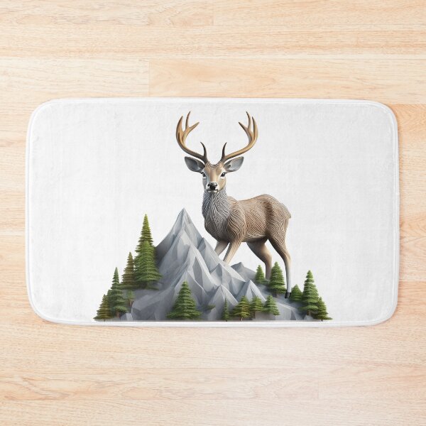 Item preview, Picture with mountain deer designed and sold by creative555.