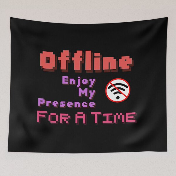 Item preview, Offline Enjoy My Presence For A Time designed and sold by AlchemyColor.