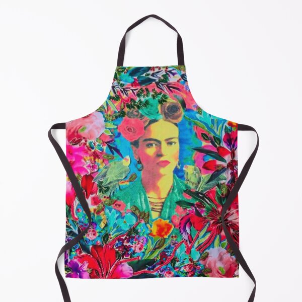 Item preview, Frida Kahlo and flowers, mexican artist, colorful bird, frida kahlo portrait, paintings designed and sold by AliloveartistIT.