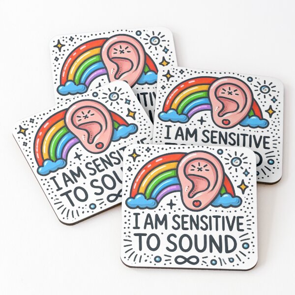 Item preview, I am sensitive to sound designed and sold by Vkinsify.