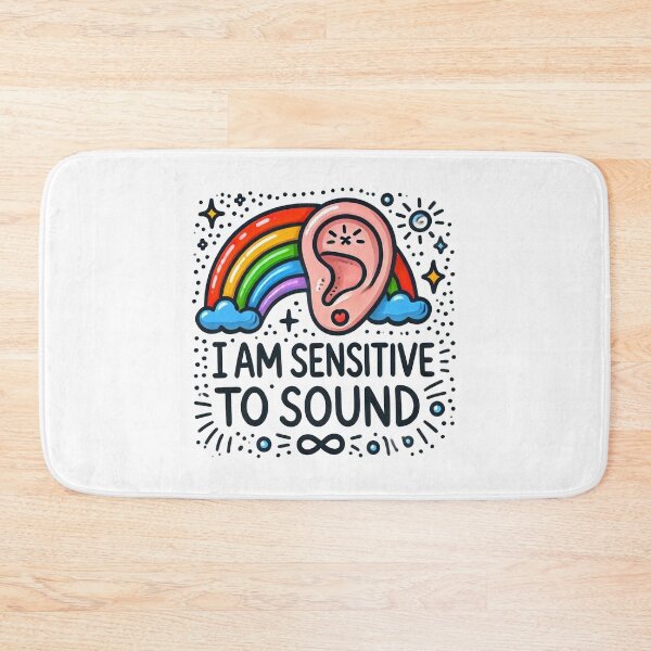 Item preview, I am sensitive to sound designed and sold by Vkinsify.