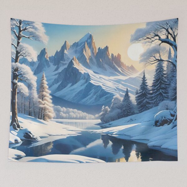 Item preview, Majestic Mountain Rivers Flowing Through Nature designed and sold by GrizzlyCollective.