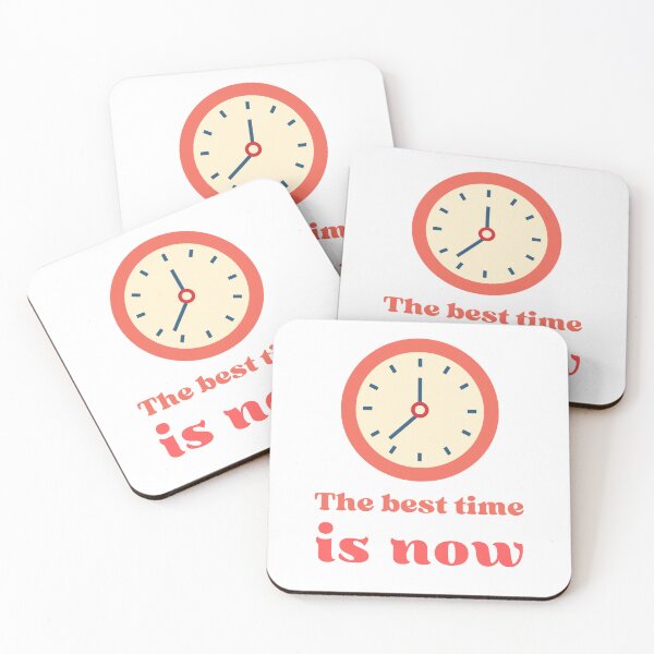 Item preview, The Best Time Is Now | Inspirational Quote designed and sold by InwzaDesign.
