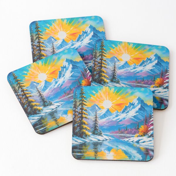 Item preview, Epic Mountain Peaks and Icy Lake Serenity designed and sold by GrizzlyCollective.