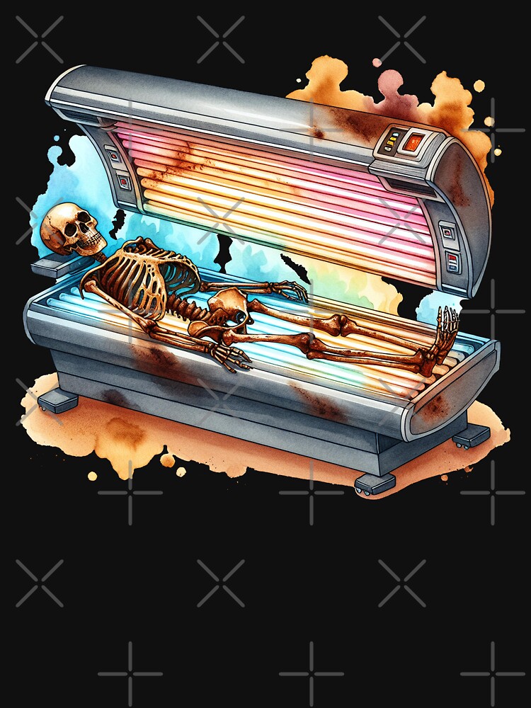 Thumbnail 7 von 7, Classic T-Shirt, Solarium Skelett designt und verkauft von Kobeko.