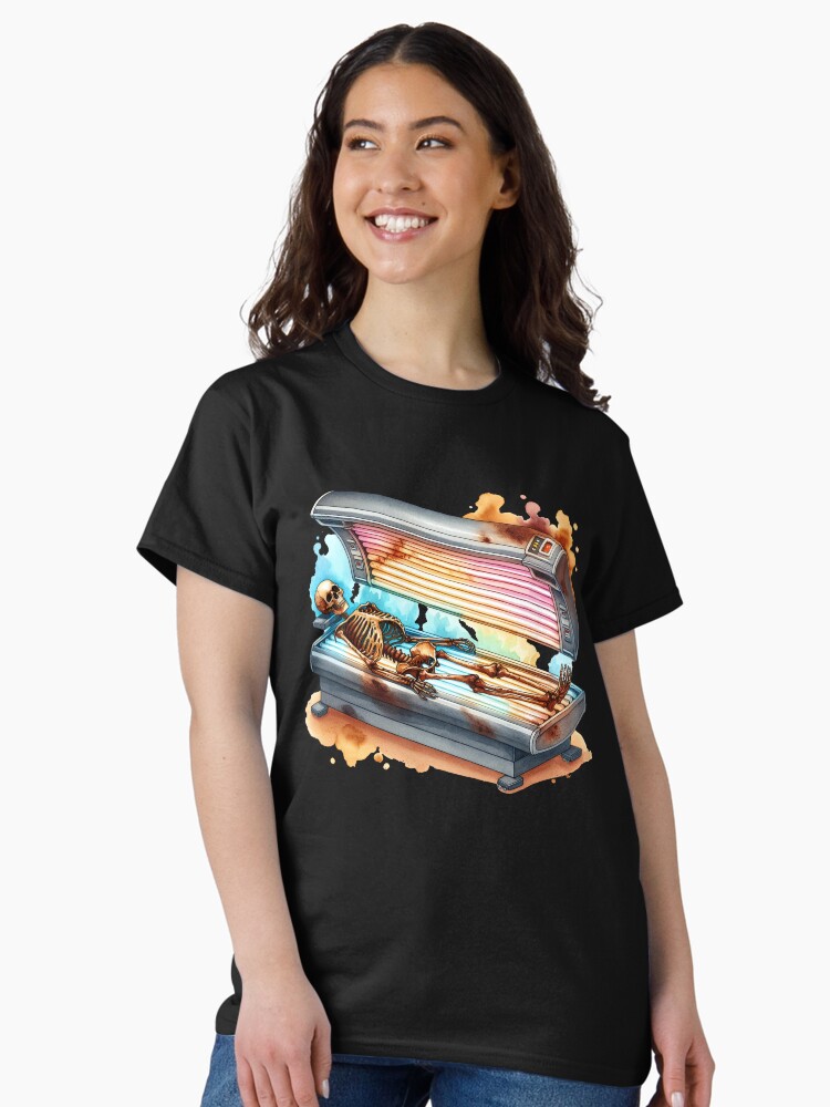 Thumbnail 2 von 7, Classic T-Shirt, Solarium Skelett designt und verkauft von Kobeko.
