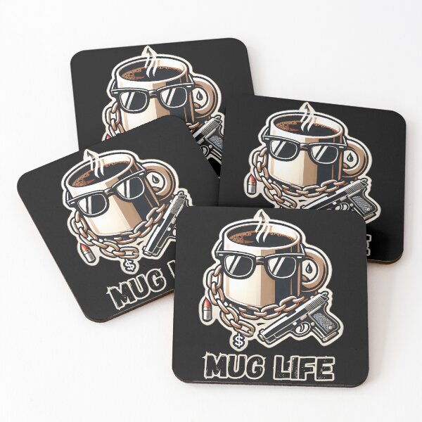 Item preview, Mug Life - Gangsta Coffee Vibes Design designed and sold by Dantin.