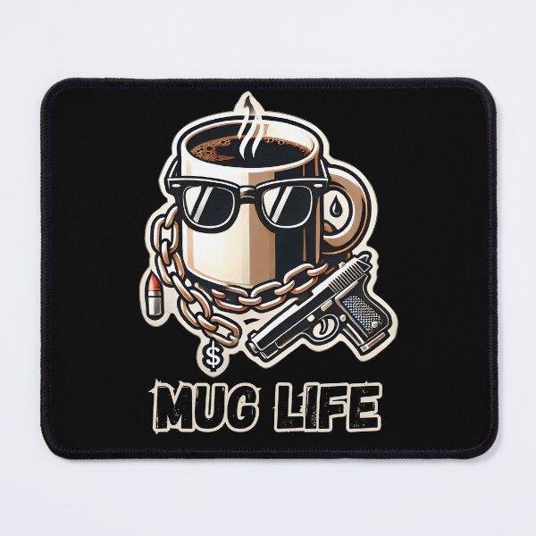 Item preview, Mug Life - Gangsta Coffee Vibes Design designed and sold by Dantin.