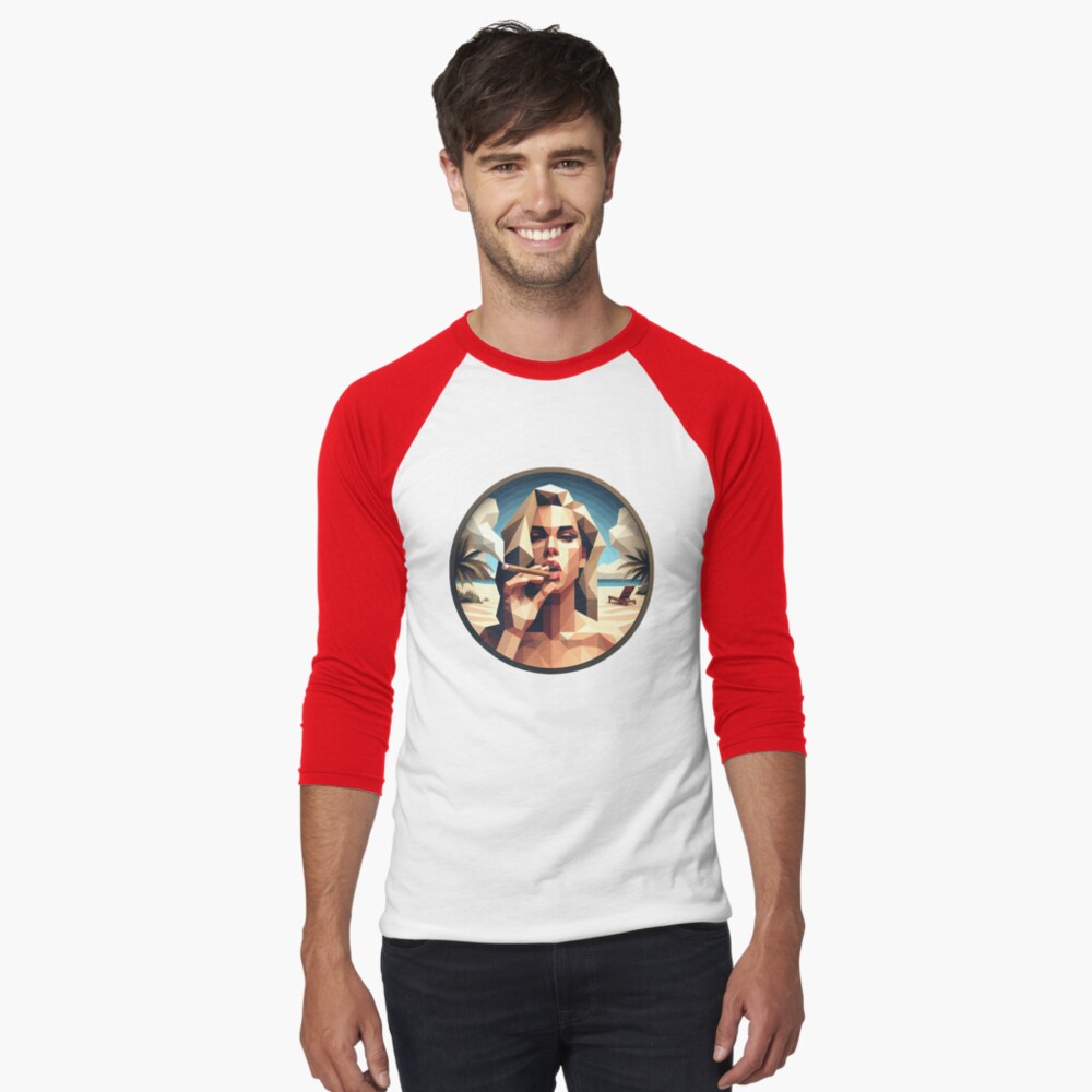 Artikel-Vorschau von Baseballshirt mit 3/4-Arm, designt und verkauft von Kobeko.