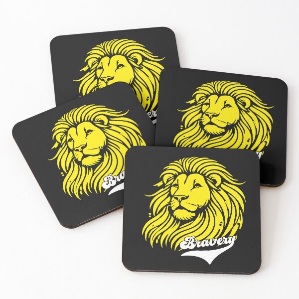Item preview, Yellow Lion Inspirational Bravery  designed and sold by alenaz.