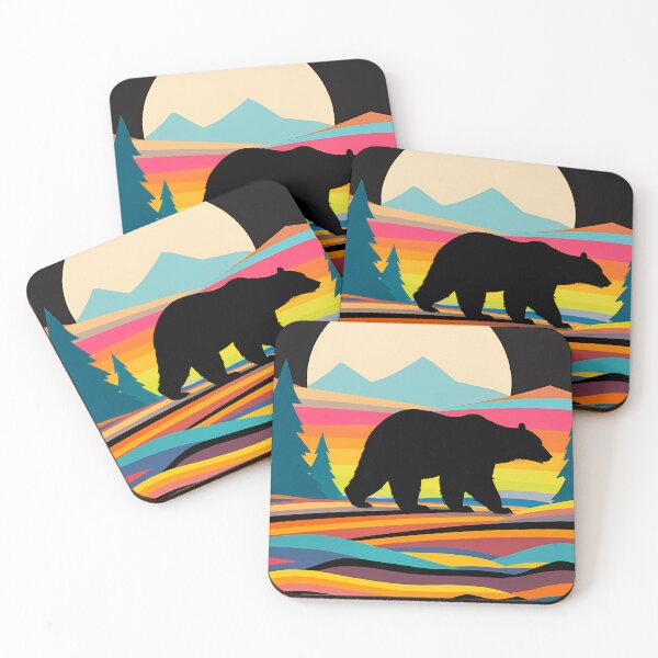 Artikelvorschau, Mountain Bear: Wild Nature in Rustic Style entworfen und verkauft von Timegraf.