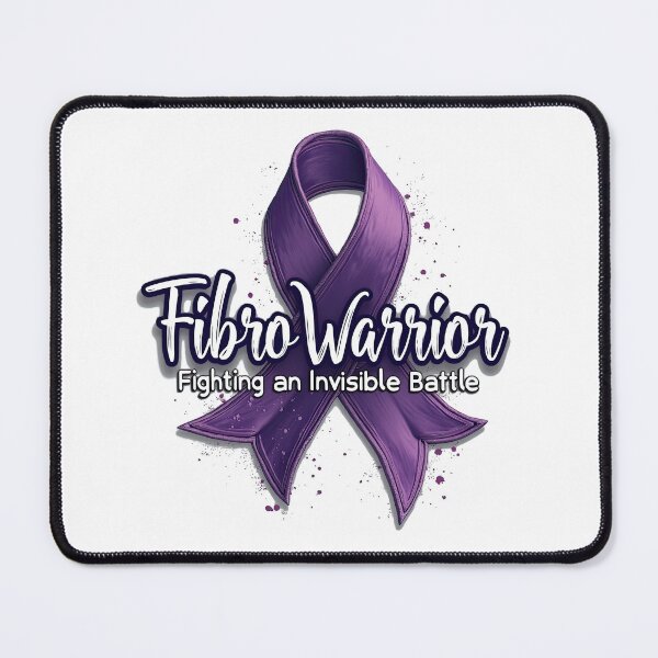 Item preview, Fibro Warrior Awareness Design - Fibromyalgia Awareness Ribbon designed and sold by Vago.