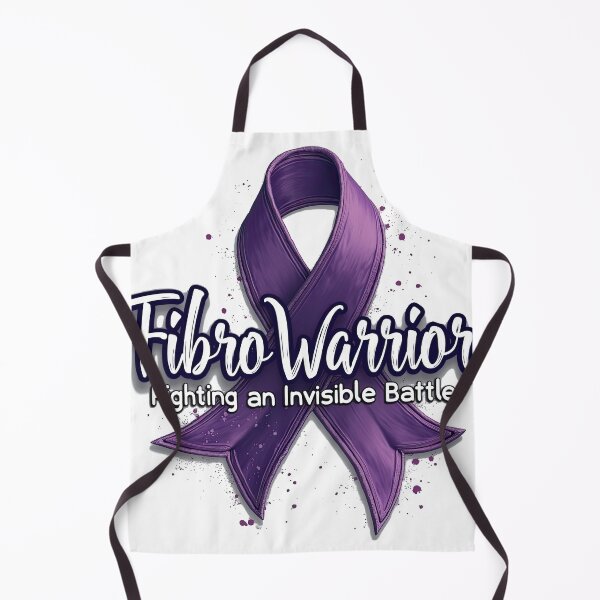 Item preview, Fibro Warrior Awareness Design - Fibromyalgia Awareness Ribbon designed and sold by Vago.