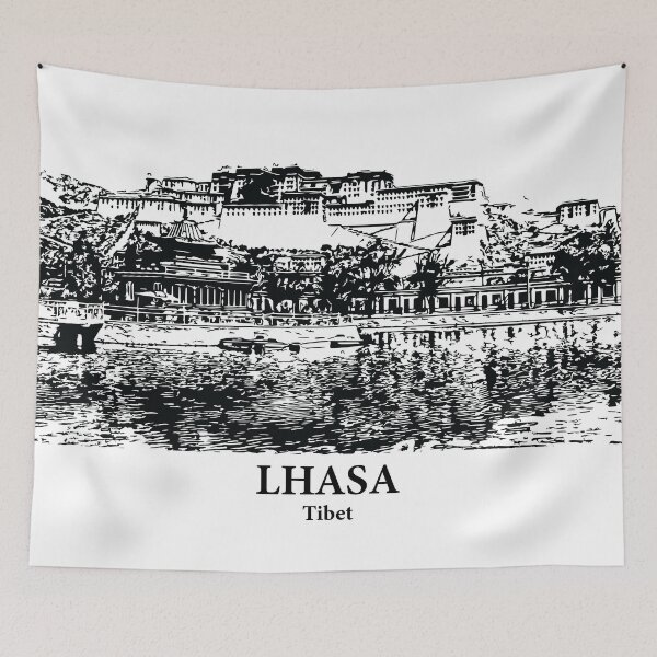 Item preview, Lhasa - Tibet designed and sold by Lakeric Cityscapes.