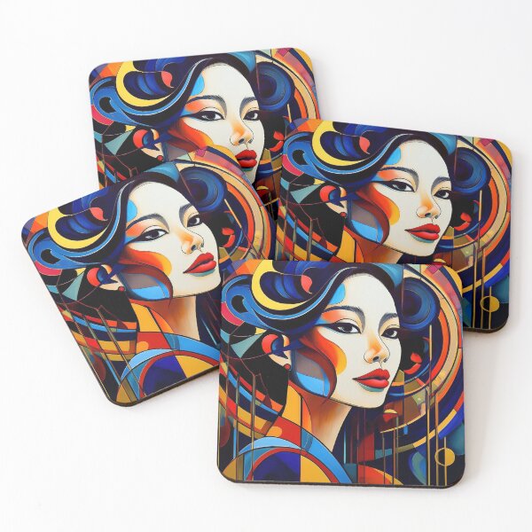 Item preview, Goddess Blue Portrait of a Woman designed and sold by Boxing Kangaroo Retail Company.