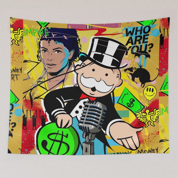 Item preview, Making Money is an Art. MJ Pop Culture Graffiti Singer designed and sold by DonVivaldo.