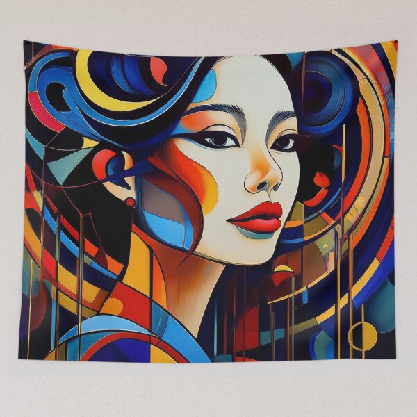 Item preview, Goddess Blue Portrait of a Woman designed and sold by Boxing Kangaroo Retail Company.