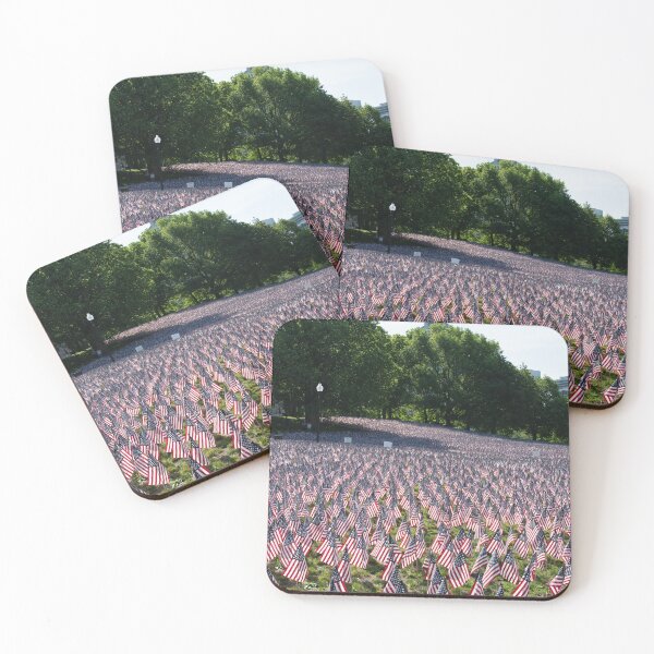 Item preview, Memorial Day Flags at Boston Common designed and sold by BadWolfStudios.