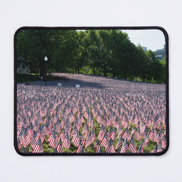 Item preview, Memorial Day Flags at Boston Common designed and sold by BadWolfStudios.