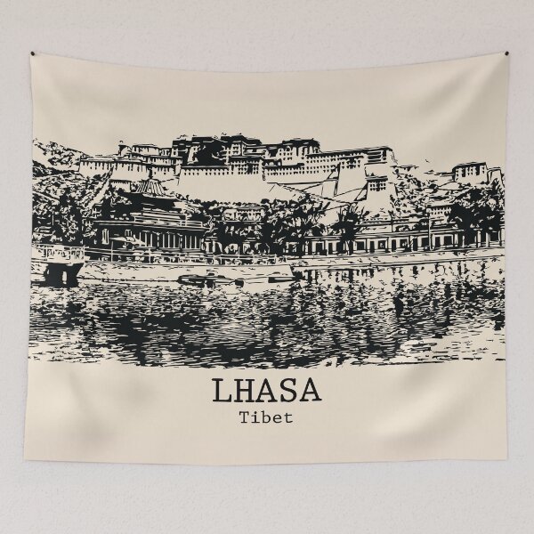 Item preview, Lhasa - Tibet designed and sold by Lakeric Cityscapes.