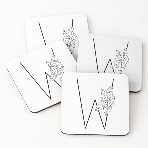 Item preview, Letter W with Daisy Accent designed and sold by Handmadebyjessm.