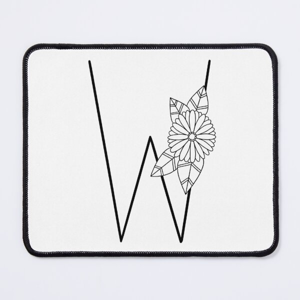 Item preview, Letter W with Daisy Accent designed and sold by Handmadebyjessm.